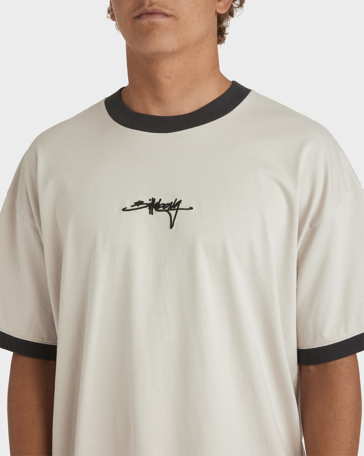Mens Script Ringer T-Shirt