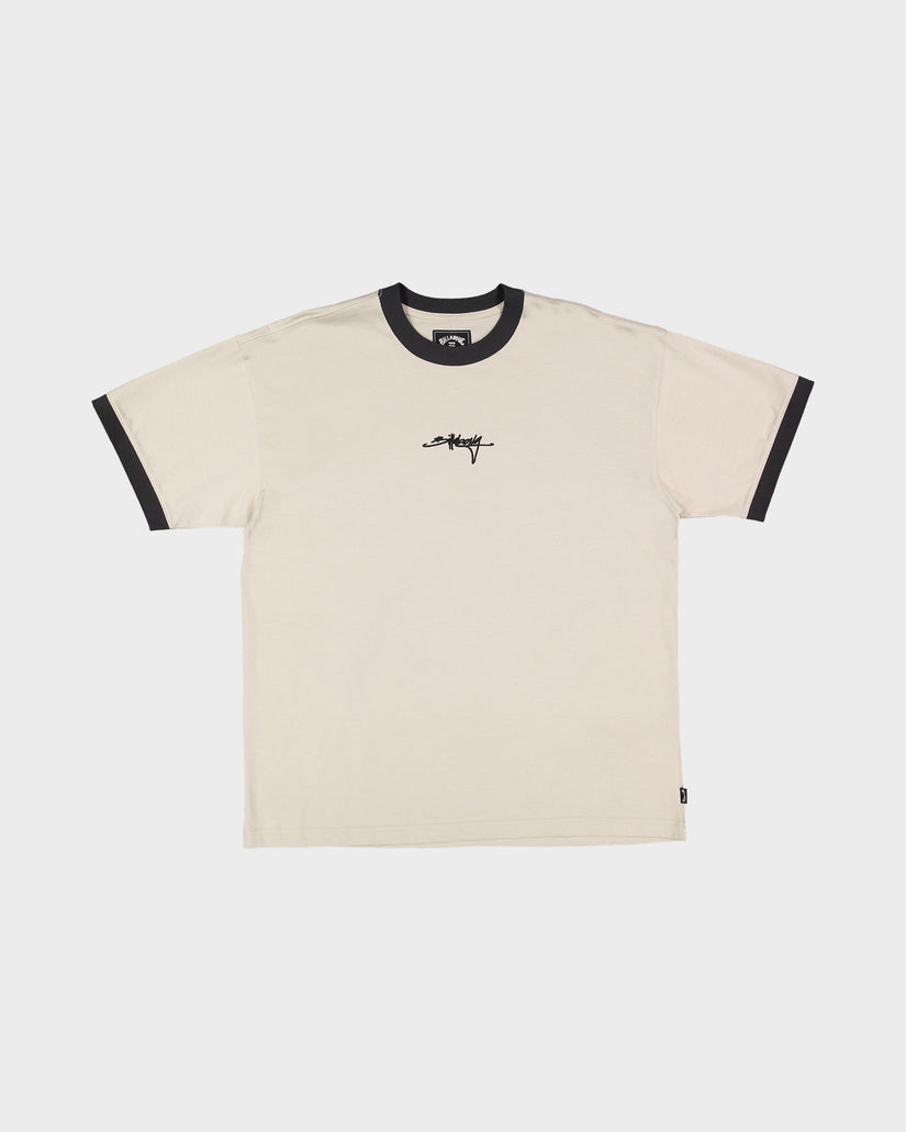 Mens Script Ringer T-Shirt