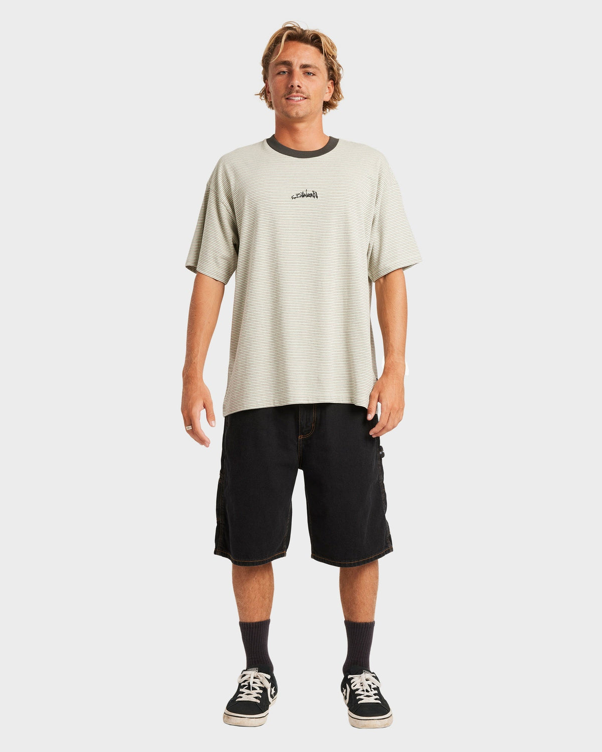 Mens Absence Stripe T-Shirt
