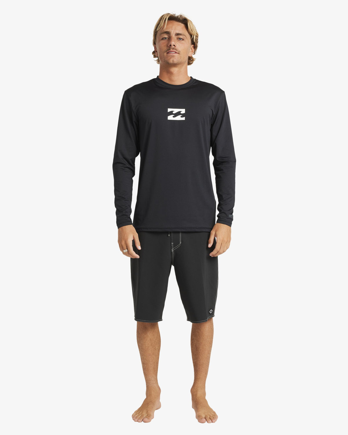 Mens All Day Wave Long Sleeve Rash Vest