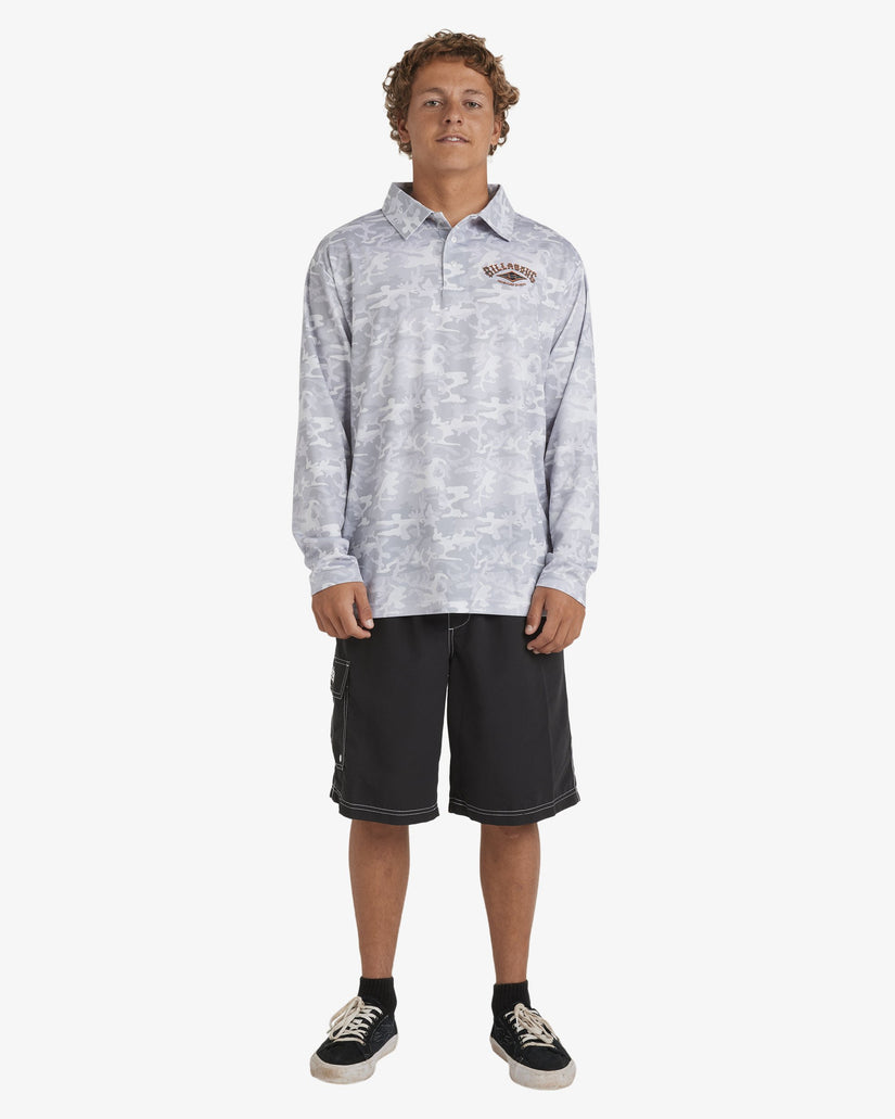 Mens Fisho Long Sleeve Rash Vest