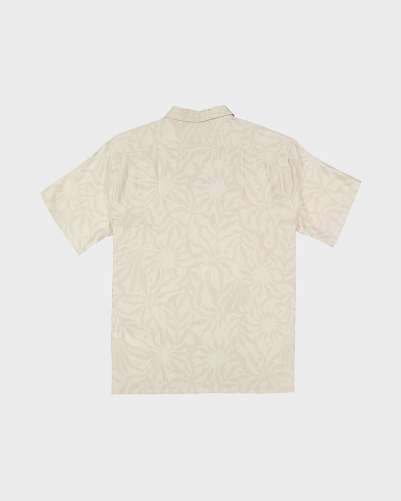 Mens Sundays Jacquard Short Sleeve Shirt