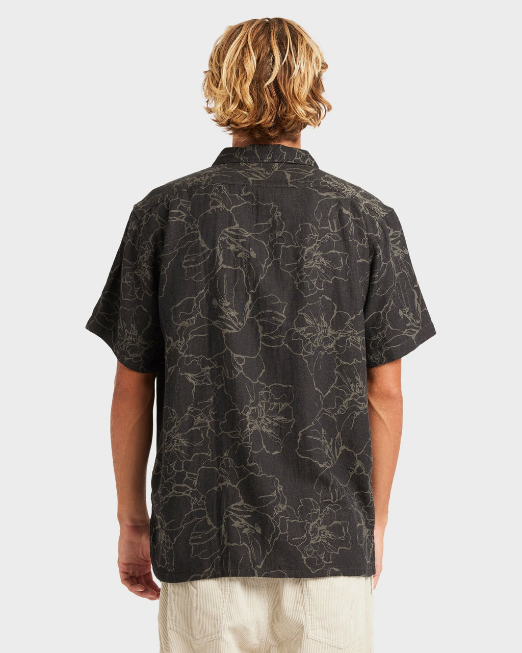 Mens Sundays Jacquard Short Sleeve Shirt