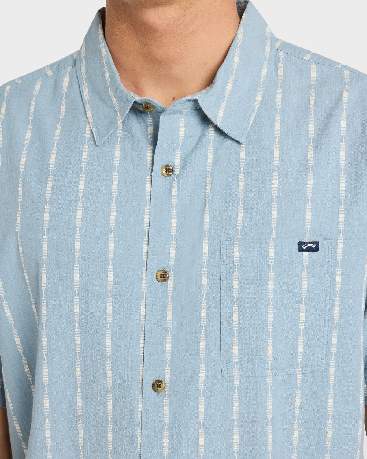 Mens Sundays Jacquard Short Sleeve Shirt
