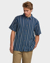 Mens Sundays Jacquard Short Sleeve Shirt