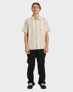 Mens Sundays Jacquard Short Sleeve Shirt