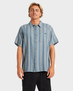 Mens Sundays Jacquard Short Sleeve Shirt