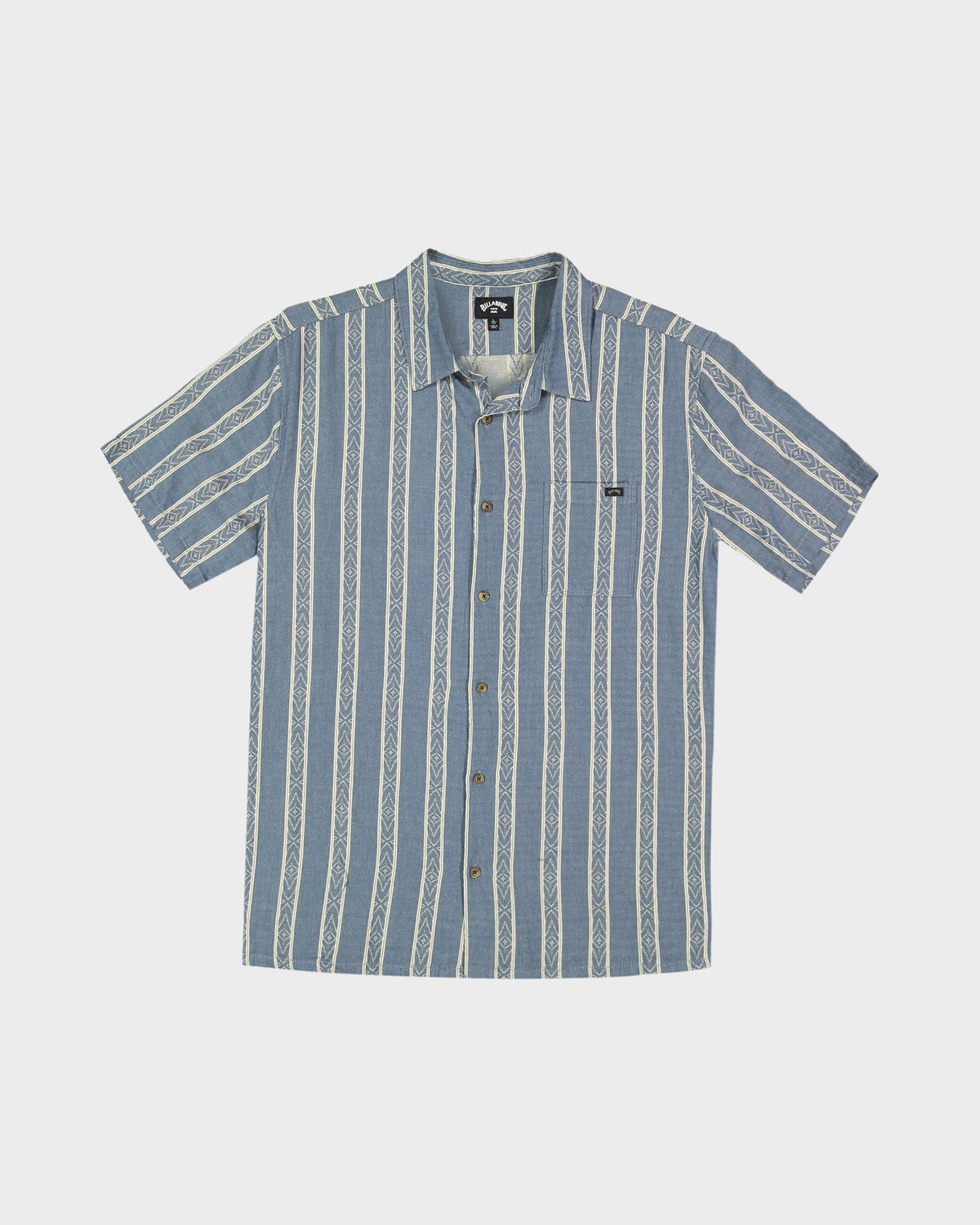Mens Sundays Jacquard Short Sleeve Shirt