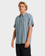 Mens Sundays Jacquard Short Sleeve Shirt