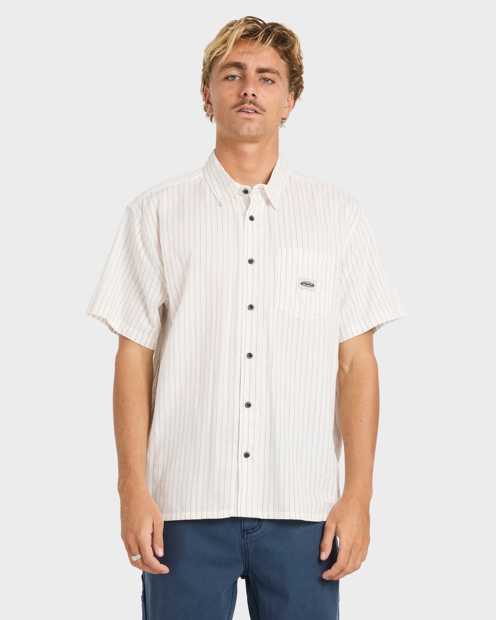 Mens Bad Dog Short Sleeve Shirt