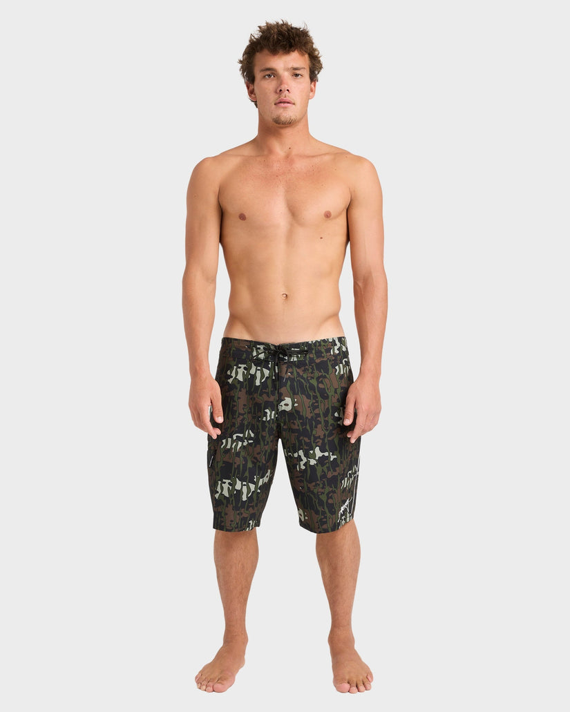 Mens Piped Pro Performance 20" Boardshorts