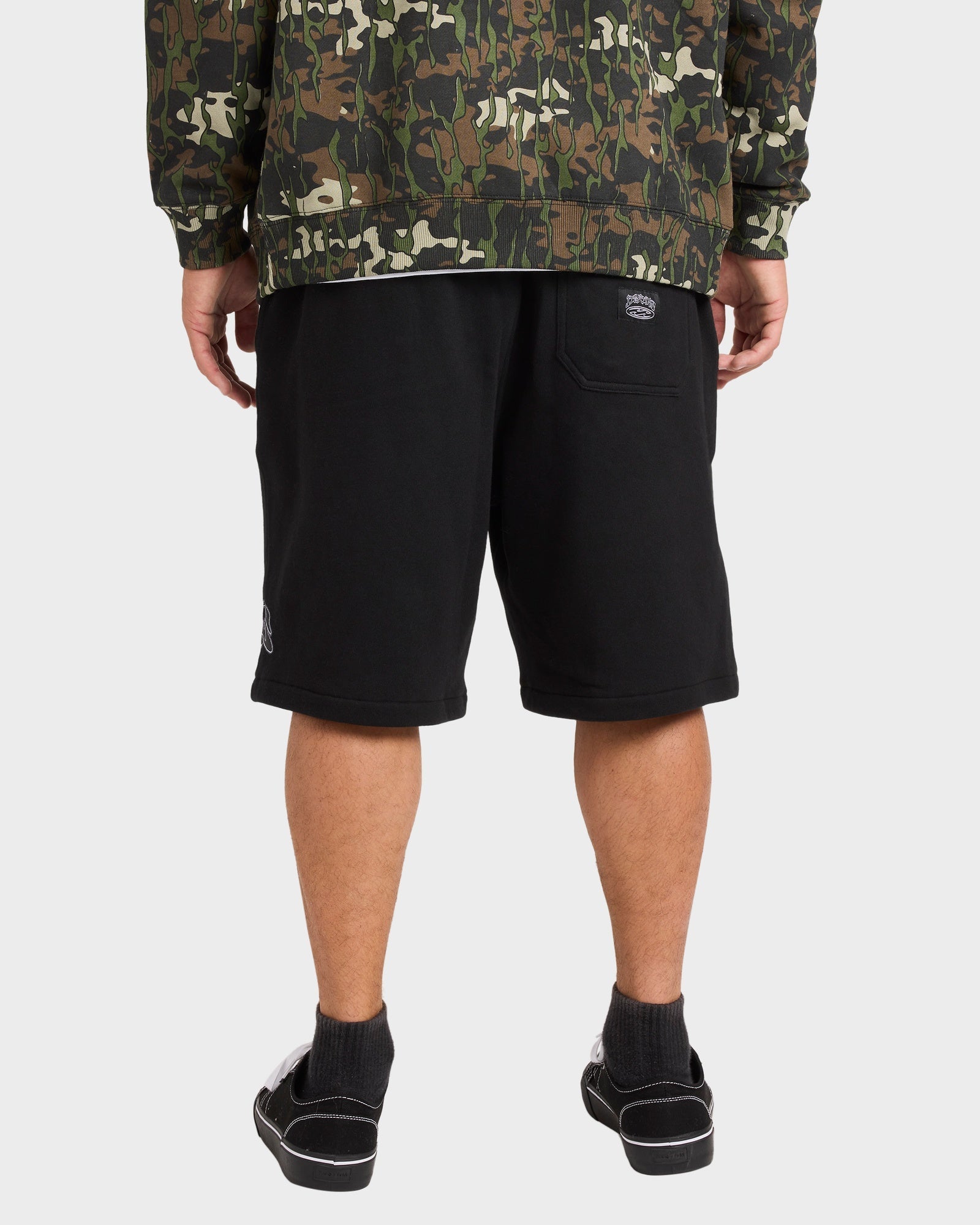 Mens Bad Dog Fleece Corduroy Walkshorts