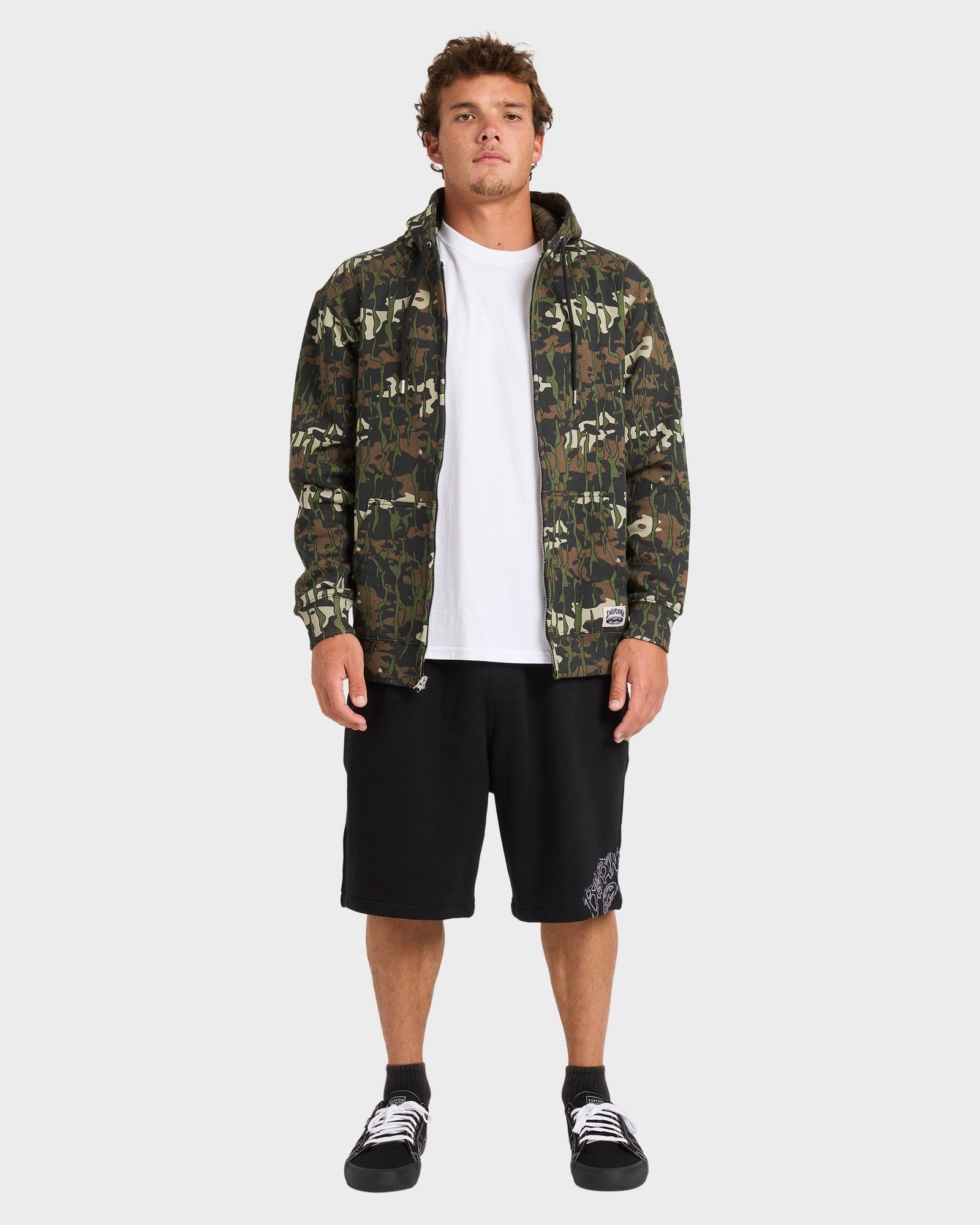 Mens Bad Dog Fleece Corduroy Walkshorts