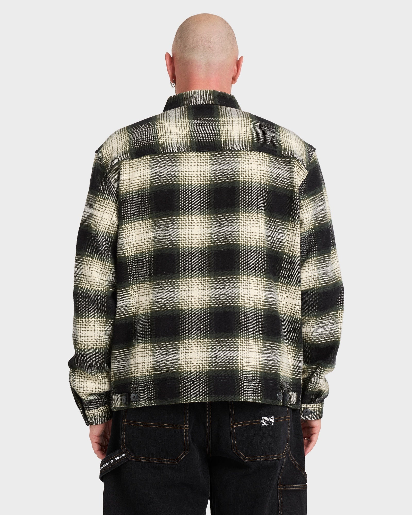 Mens Bad Dog Flannel Jacket