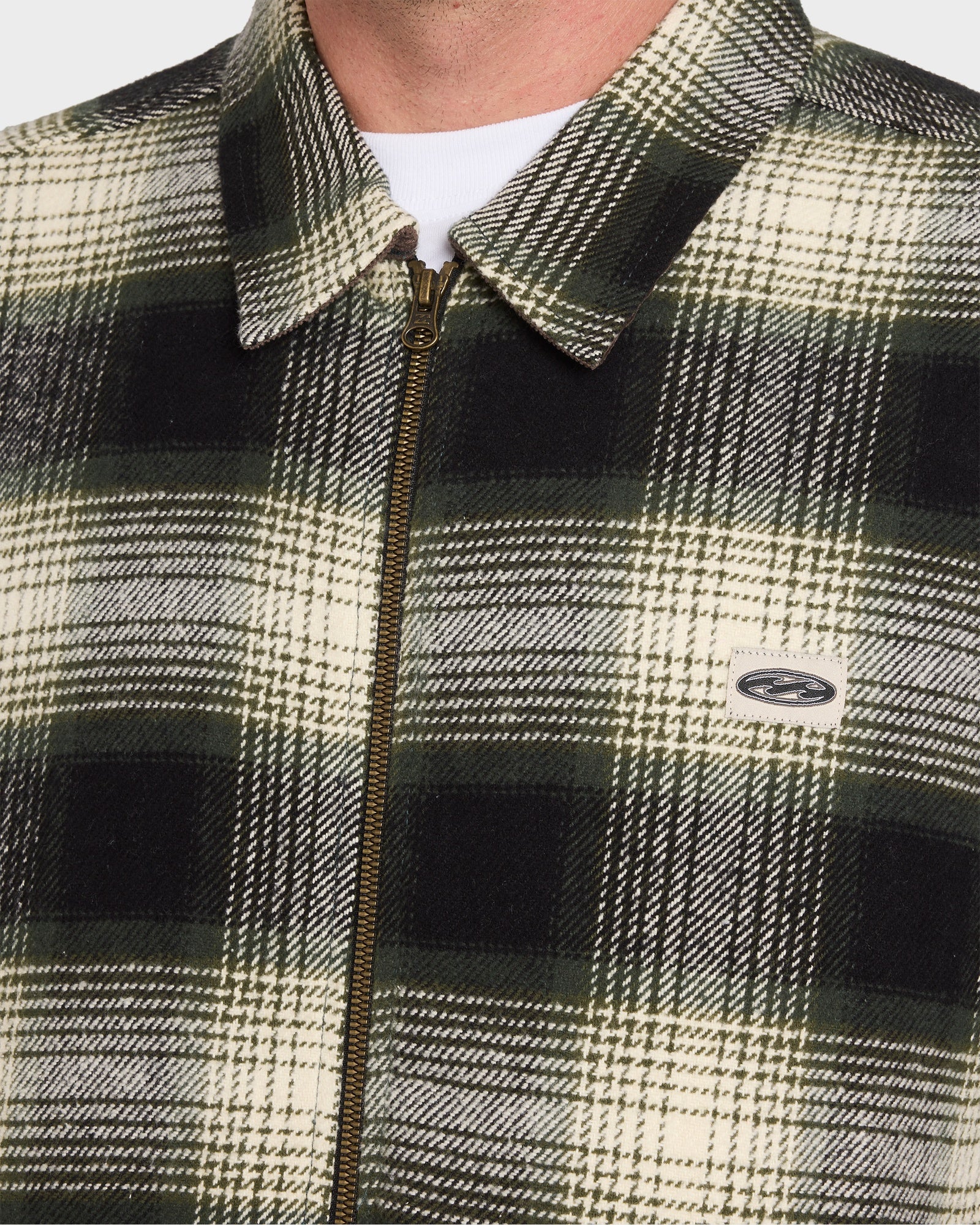 Mens Bad Dog Flannel Jacket