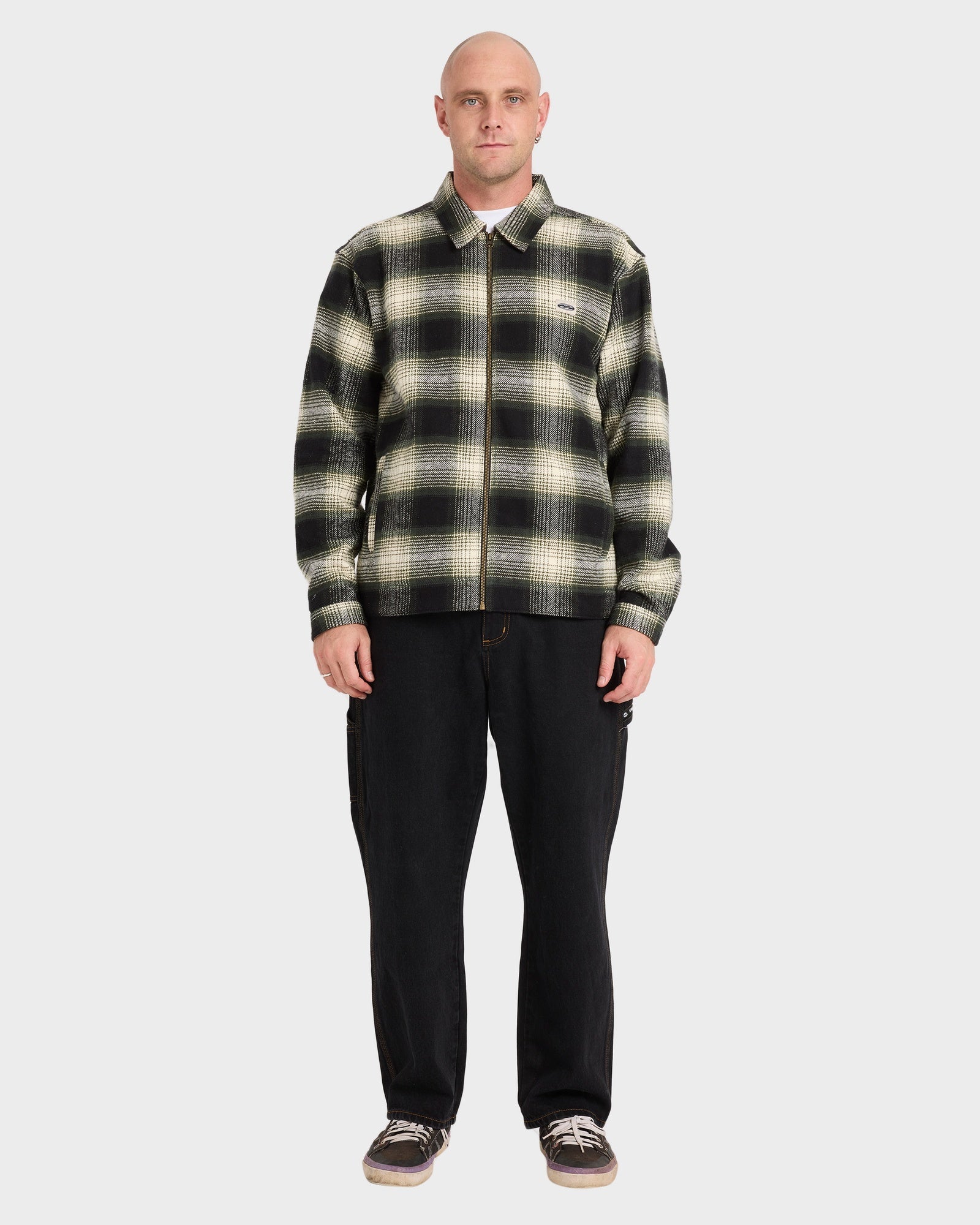 Mens Bad Dog Flannel Jacket