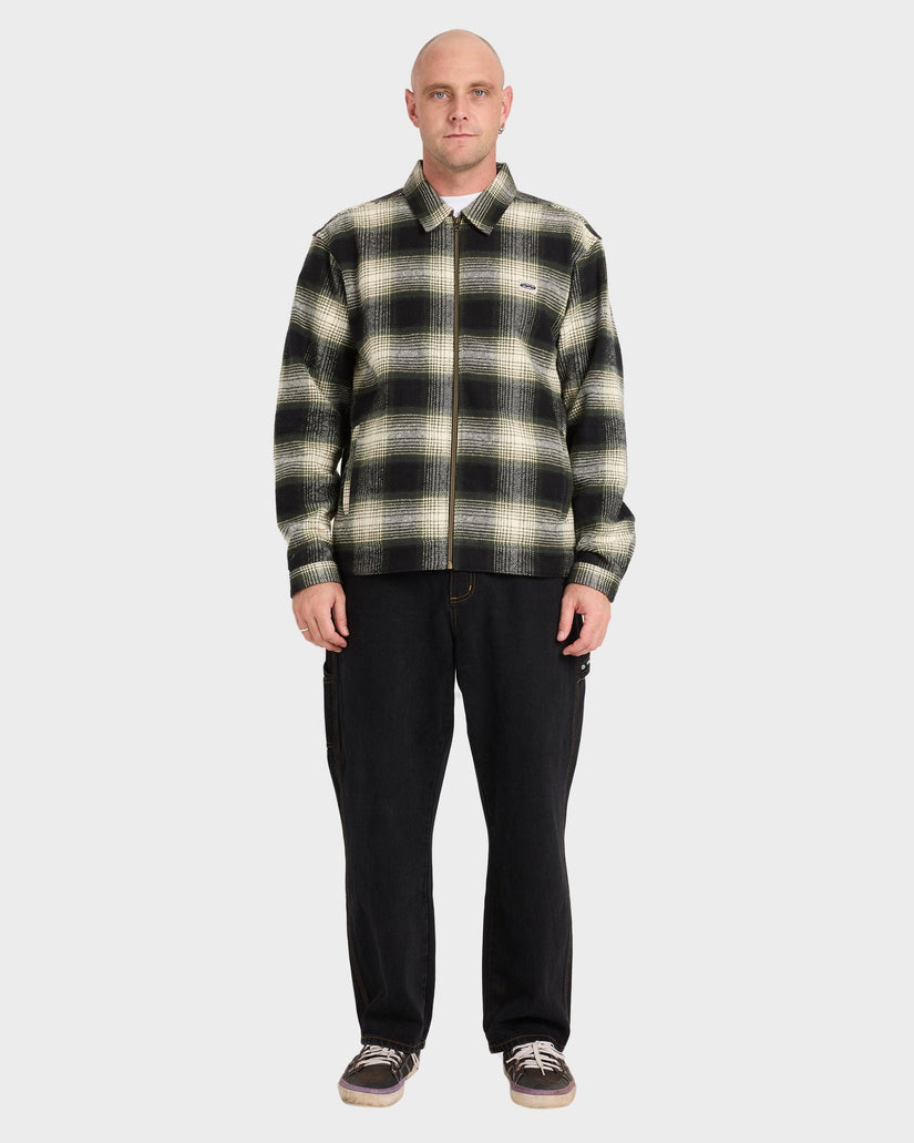 Mens Bad Dog Flannel Jacket