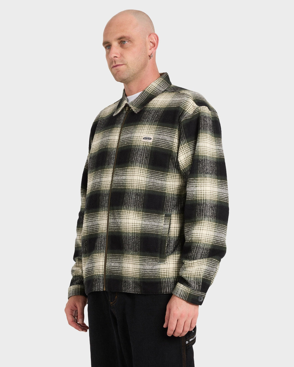 Mens Bad Dog Flannel Jacket