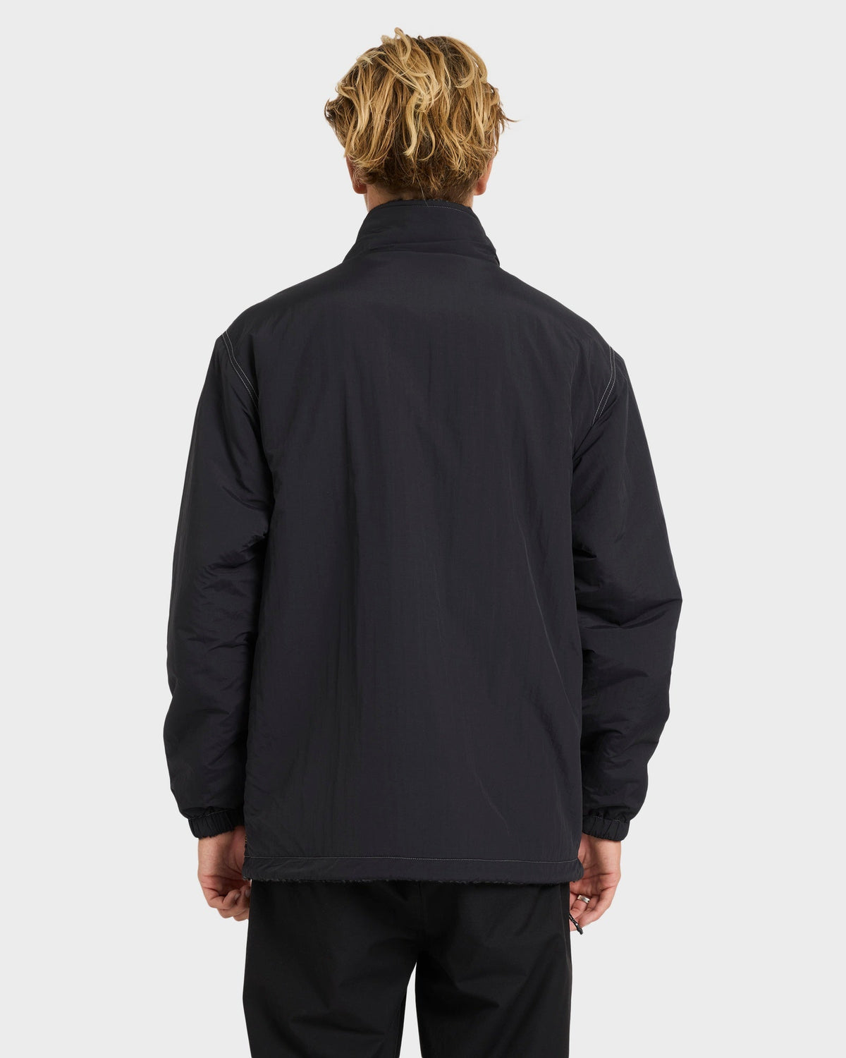 Mens Gnaraloo Reversible Mock Neck Fleece Top
