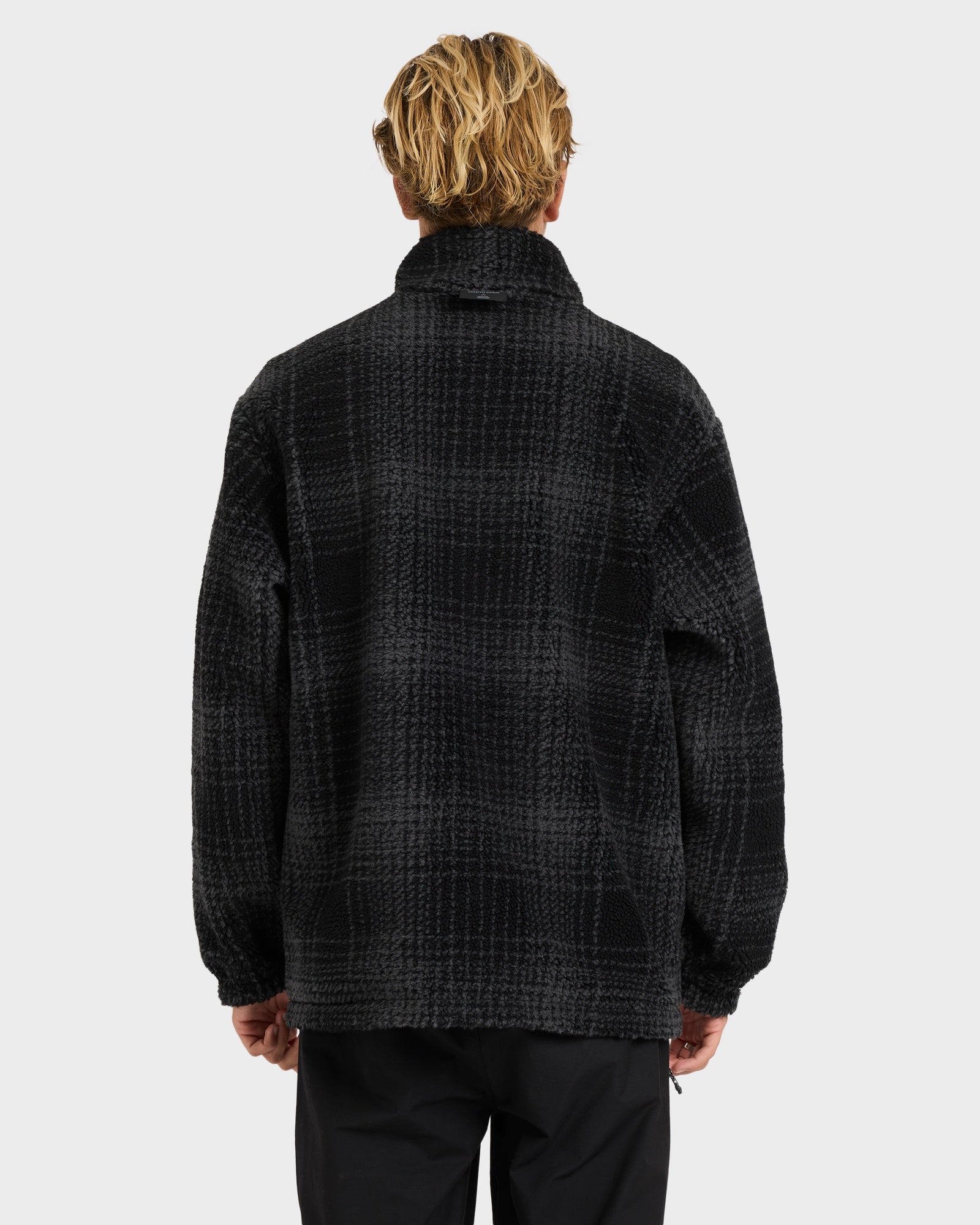 Mens Gnaraloo Reversible Mock Neck Fleece Top