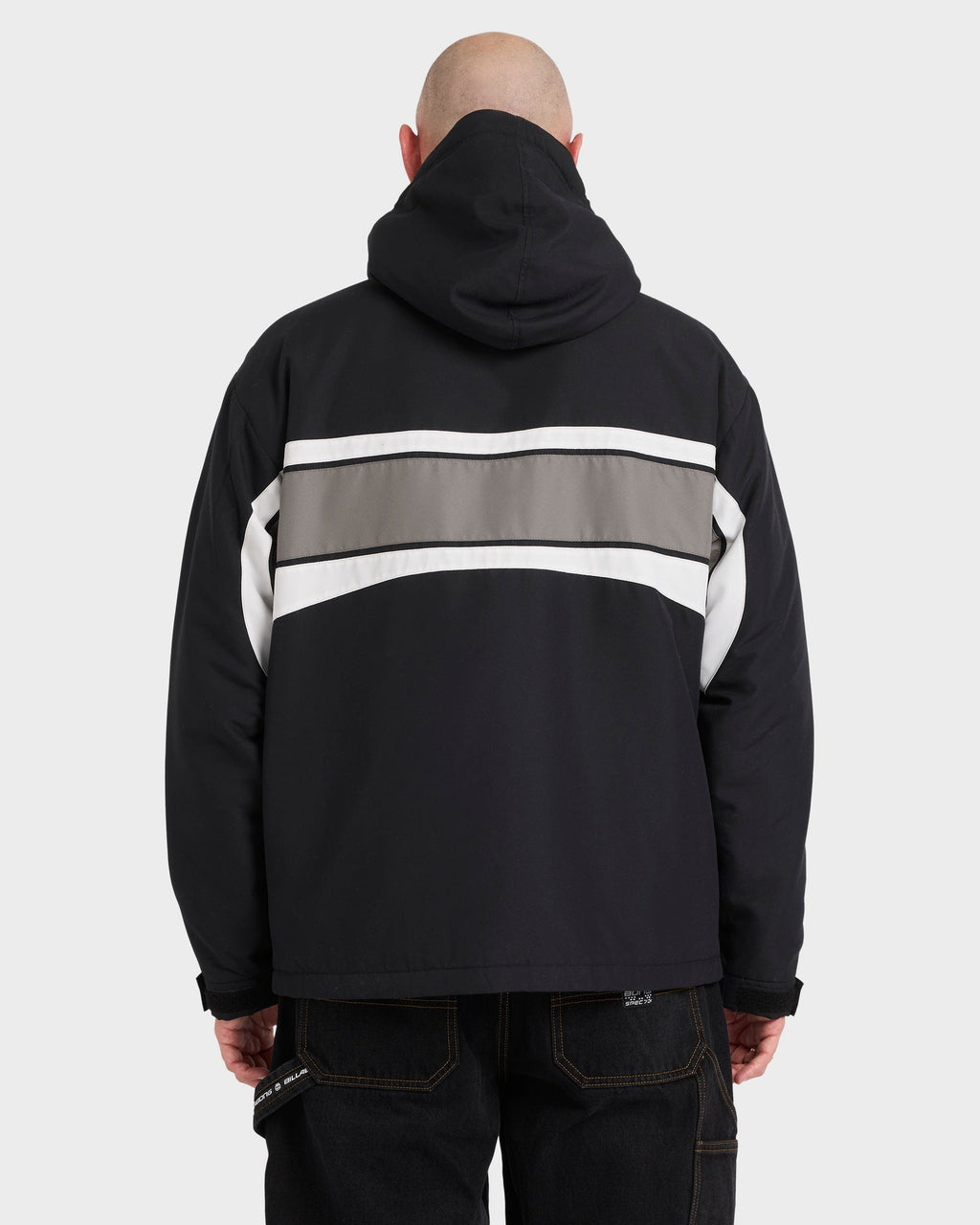 Mens Fluid 2K Hooded Bomber