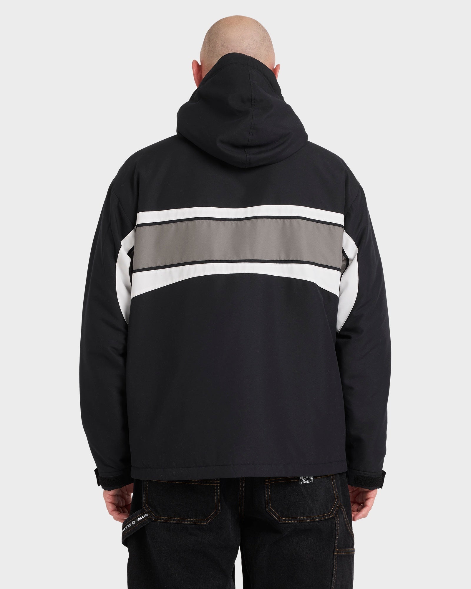 Mens Fluid 2K Hooded Bomber