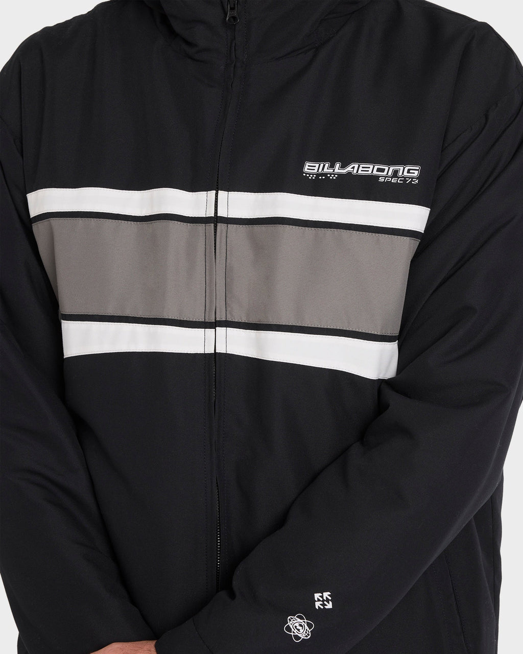 Mens Fluid 2K Hooded Bomber