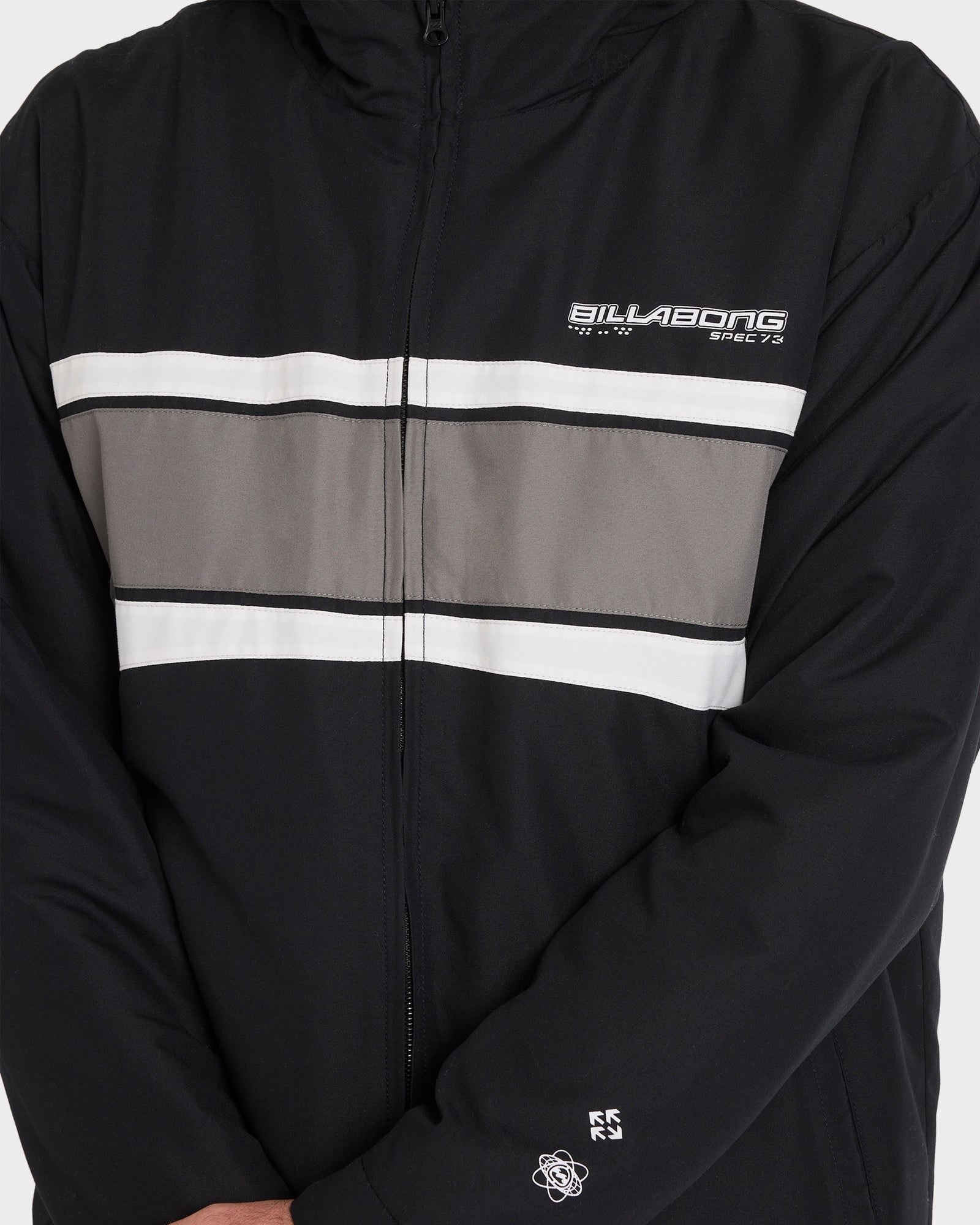 Mens Fluid 2K Hooded Bomber