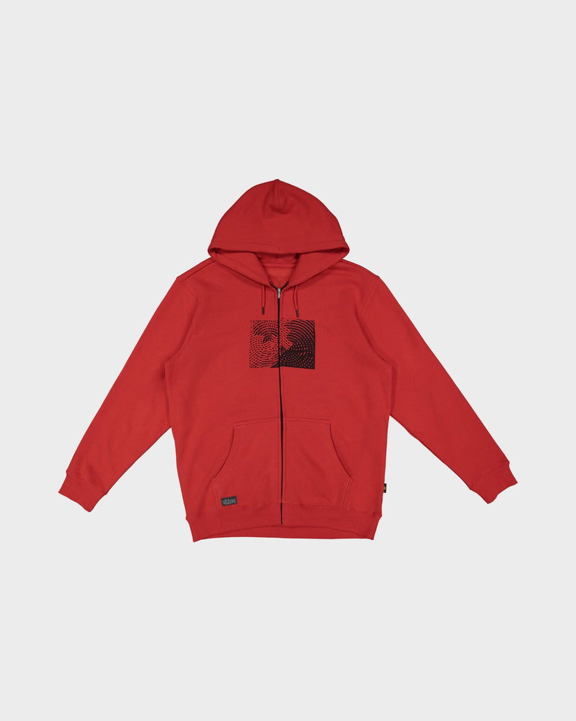 Mens Otis Canvas Zip Up Hoodie