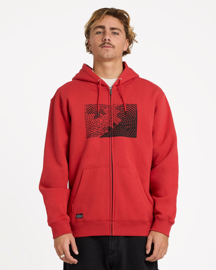 Mens Otis Canvas Zip Up Hoodie