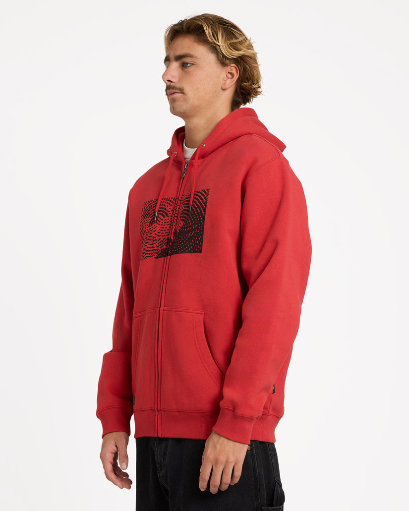 Mens Otis Canvas Zip Up Hoodie