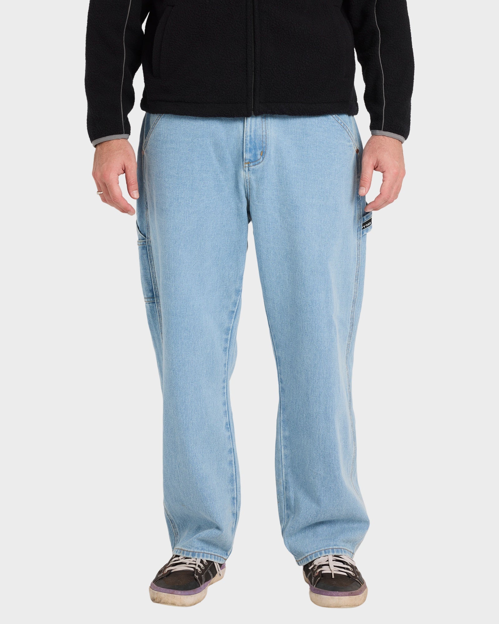 Mens Smoko Baggy Denim Jeans