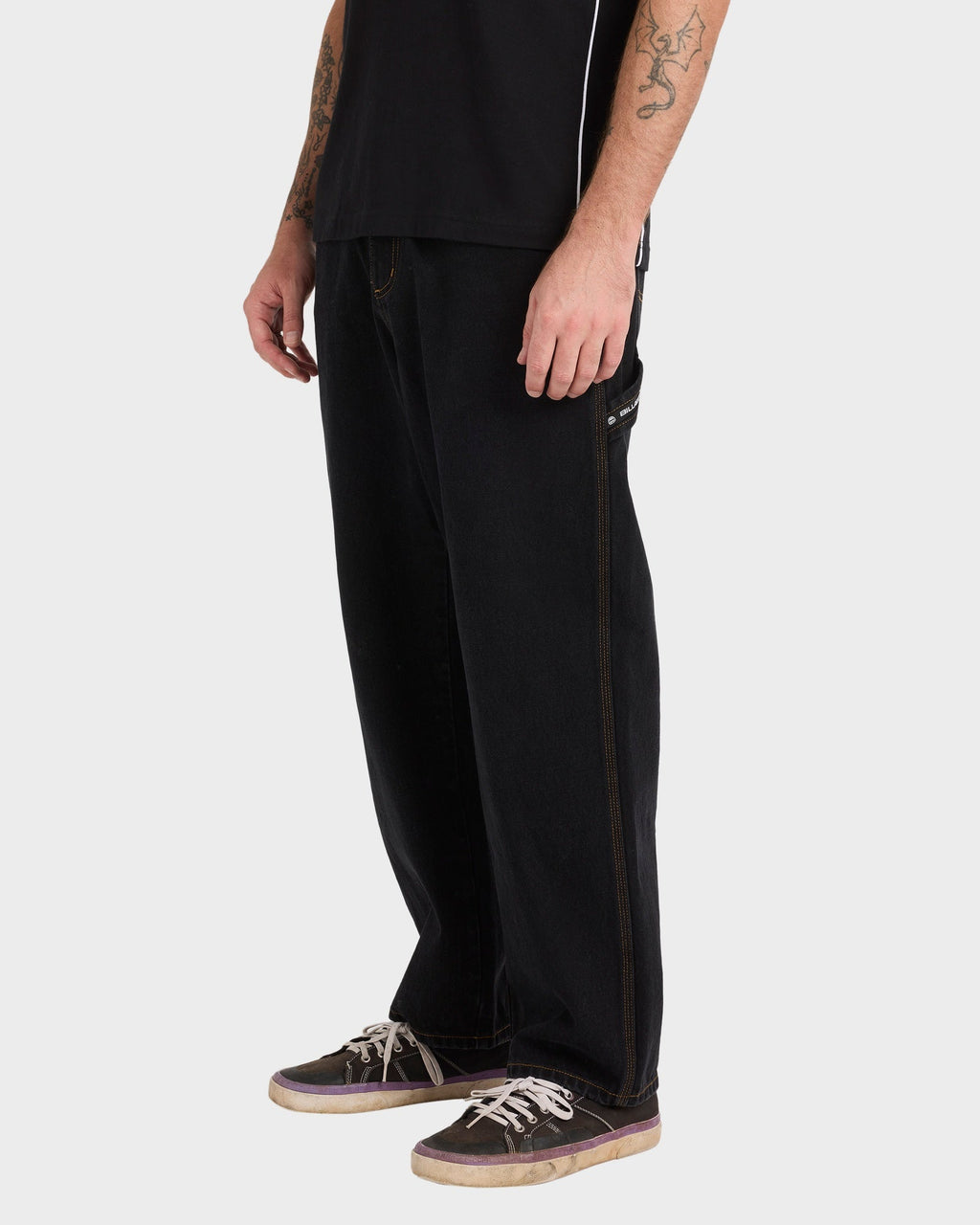 Mens Smoko Baggy Denim Jeans