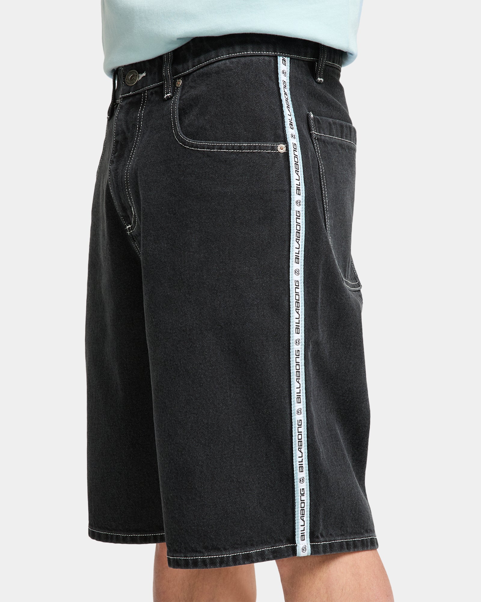 Mens Spec 73 Signals Baggy Fit Denim Shorts