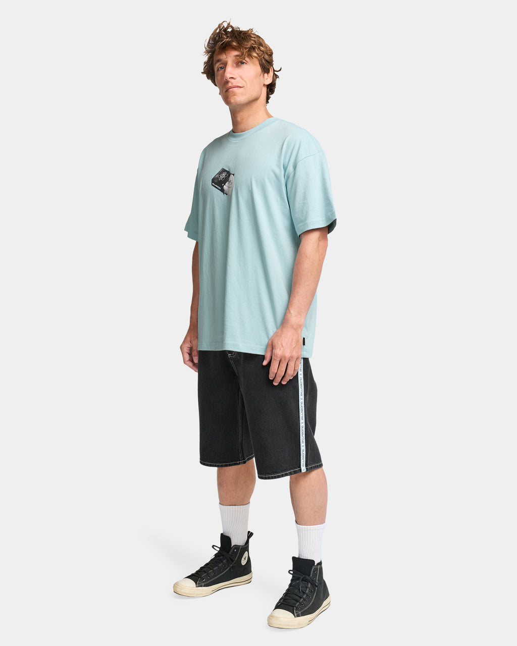 Mens Spec 73 Signals Baggy Fit Denim Shorts