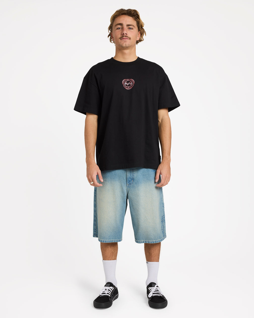 Mens Script Smoko Denim 22" Shorts
