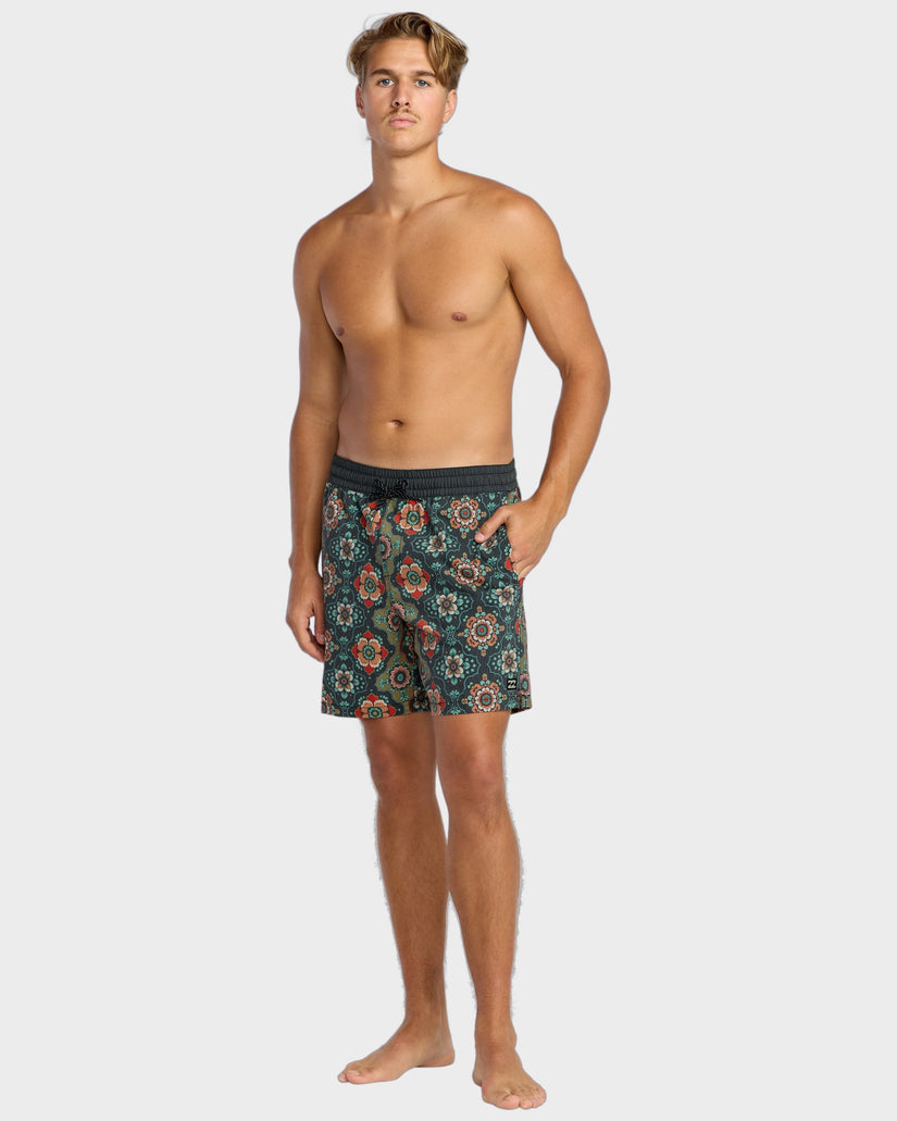 Mens Good Times Layback 16" Swim Shorts