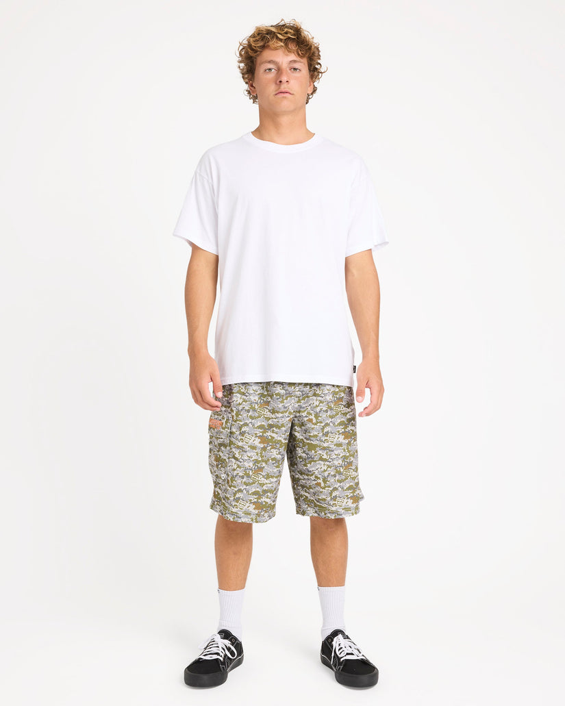 Mens Throw On 21" Boardshorts