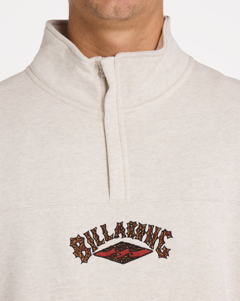 Mens Otis King Prawn Quarter Zip Fleece Pullover