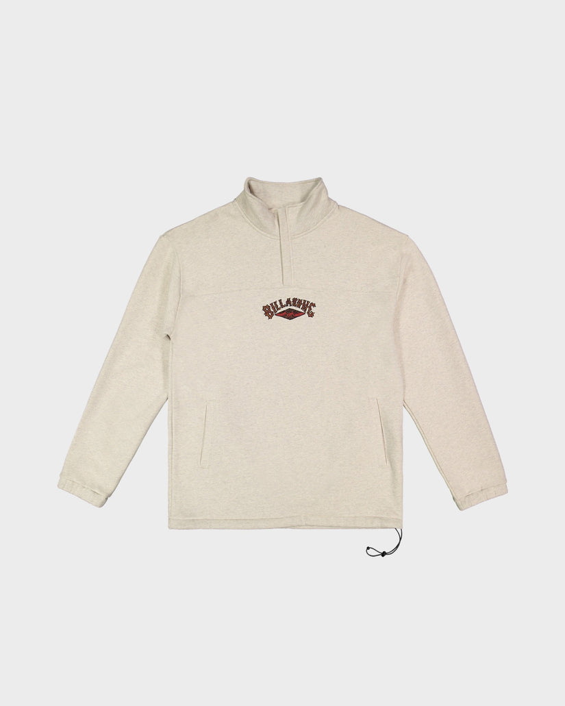 Mens Otis King Prawn Quarter Zip Fleece Pullover