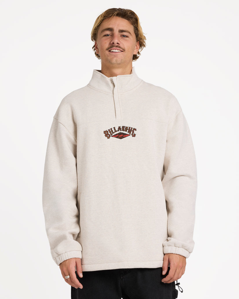 Mens Otis King Prawn Quarter Zip Fleece Pullover