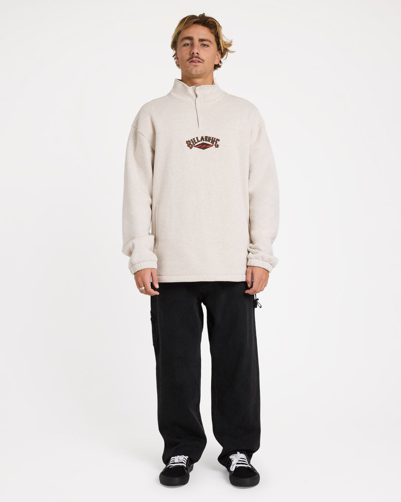 Mens Otis King Prawn Quarter Zip Fleece Pullover