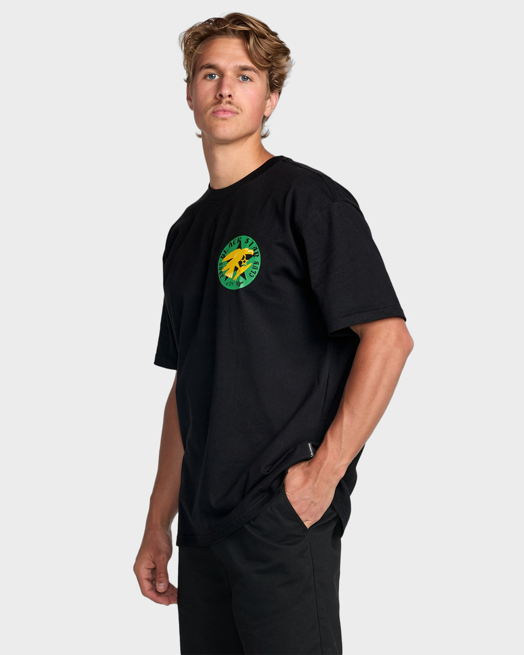 Mens Black Star T-Shirt