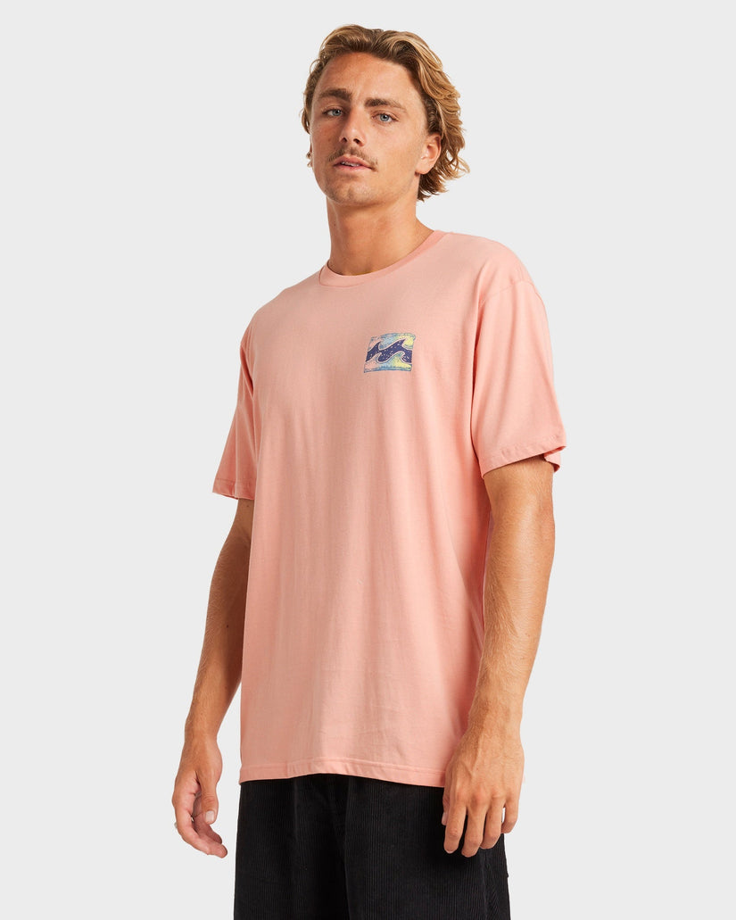 Mens Crayon Wave T-Shirt
