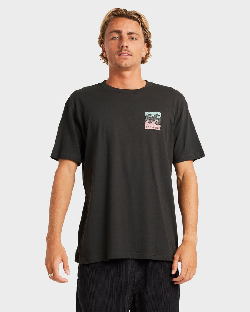 Mens Crayon Wave T-Shirt