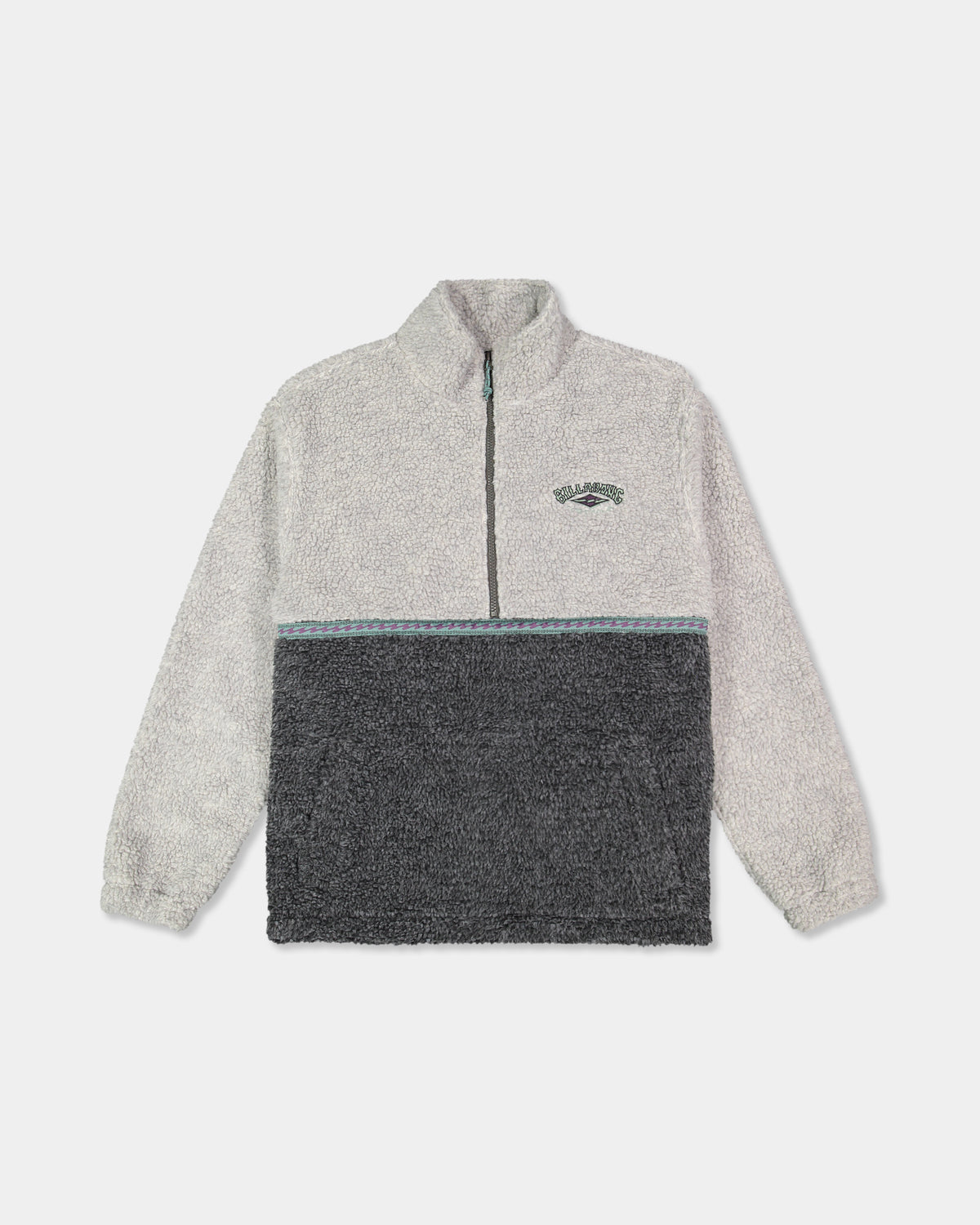 Mens Tombstone Mock Neck Fleece Top