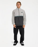 Mens Tombstone Mock Neck Fleece Top
