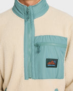 Mens Boundary Peak Mock Neck Fleece Top