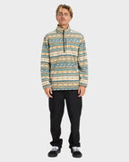 Mens Boundary Mock Neck Fleece Top