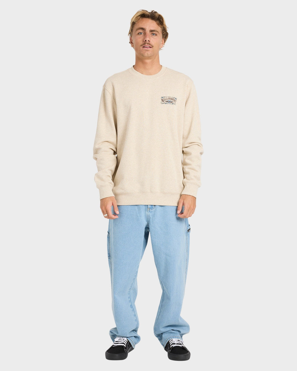 Mens Short Sands Crew Neck Fleece Top